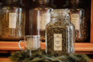 Losse thee met tas bij Vitality Shop De Dommel