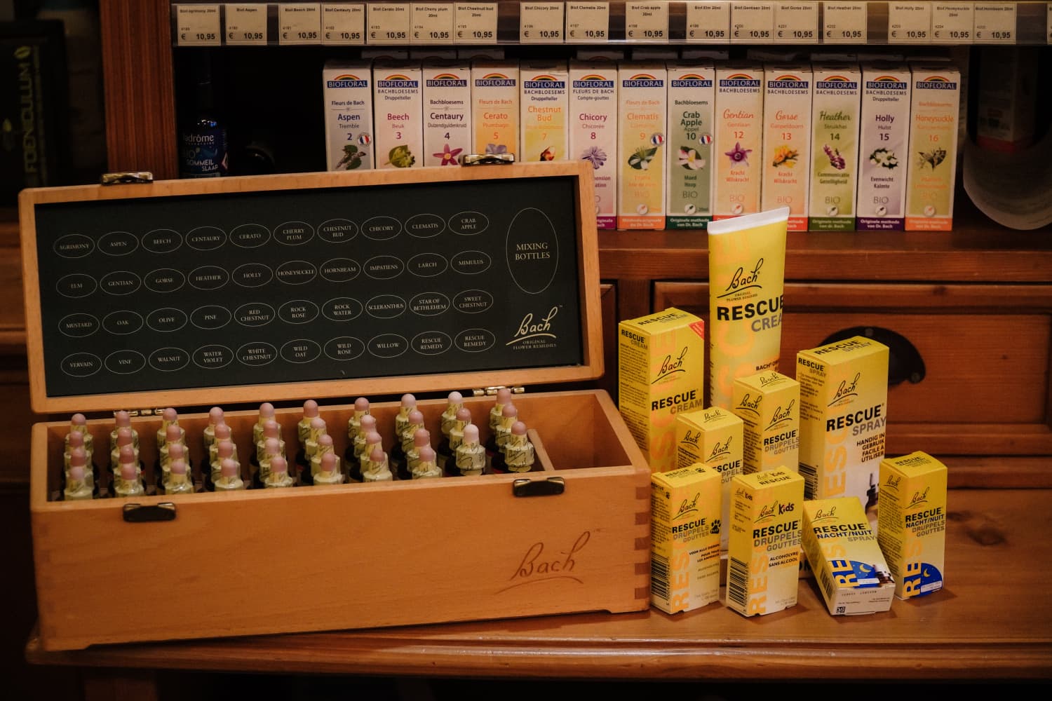 Bach bloesems bij Vitality Shop De Dommel in Pelt